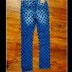 Girls Levi 711 Skinny Jean Polka Dots 8